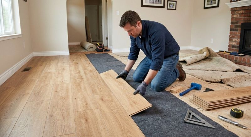 Laminate Floor Remodeling in Danville, CA