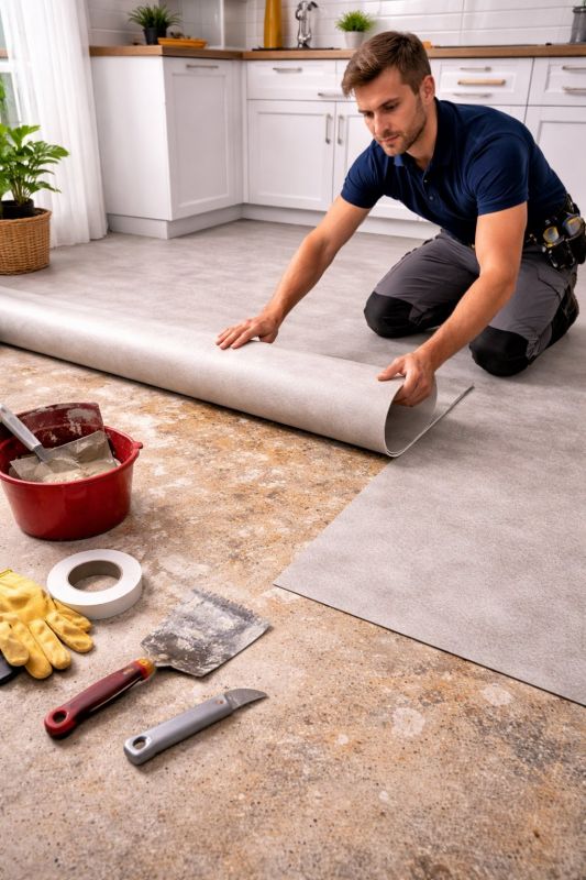 Linoleum Floor Installation in Albany, CA