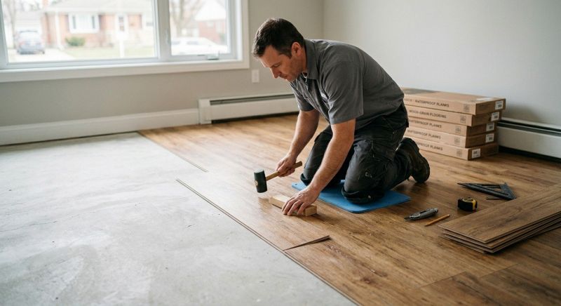 Linoleum Floor Installation in Brentwood, CA
