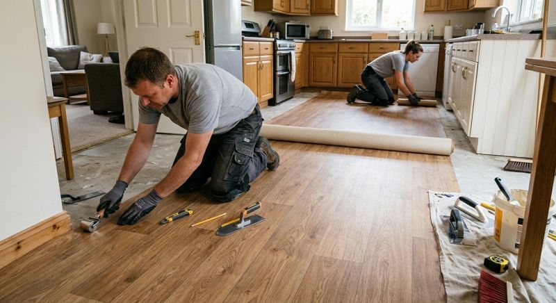 Linoleum Floor Installation in Danville, CA
