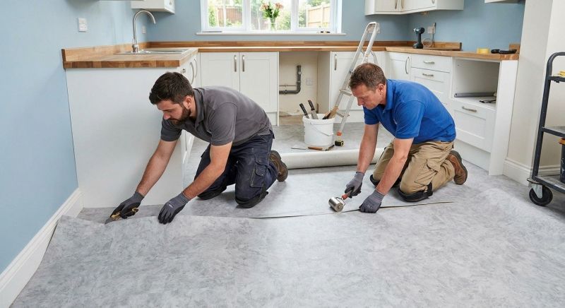Sheet Linoleum Installation in Danville, CA
