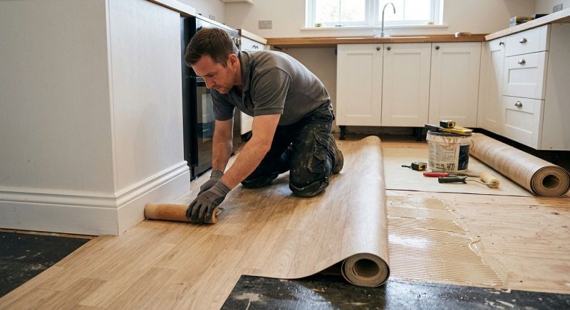 Sheet Linoleum Installation in Oakland, CA