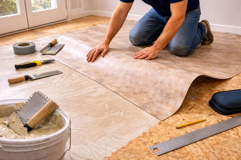 Sheet Vinyl Installation in San Pablo, CA