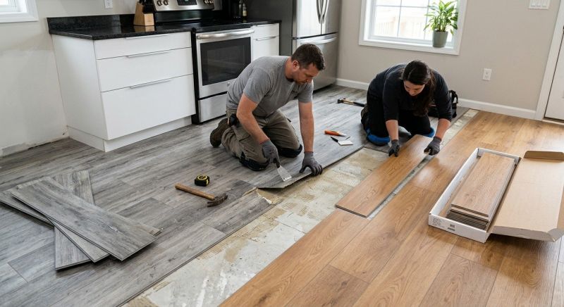 Vinyl Tile Replacement in Danville, CA